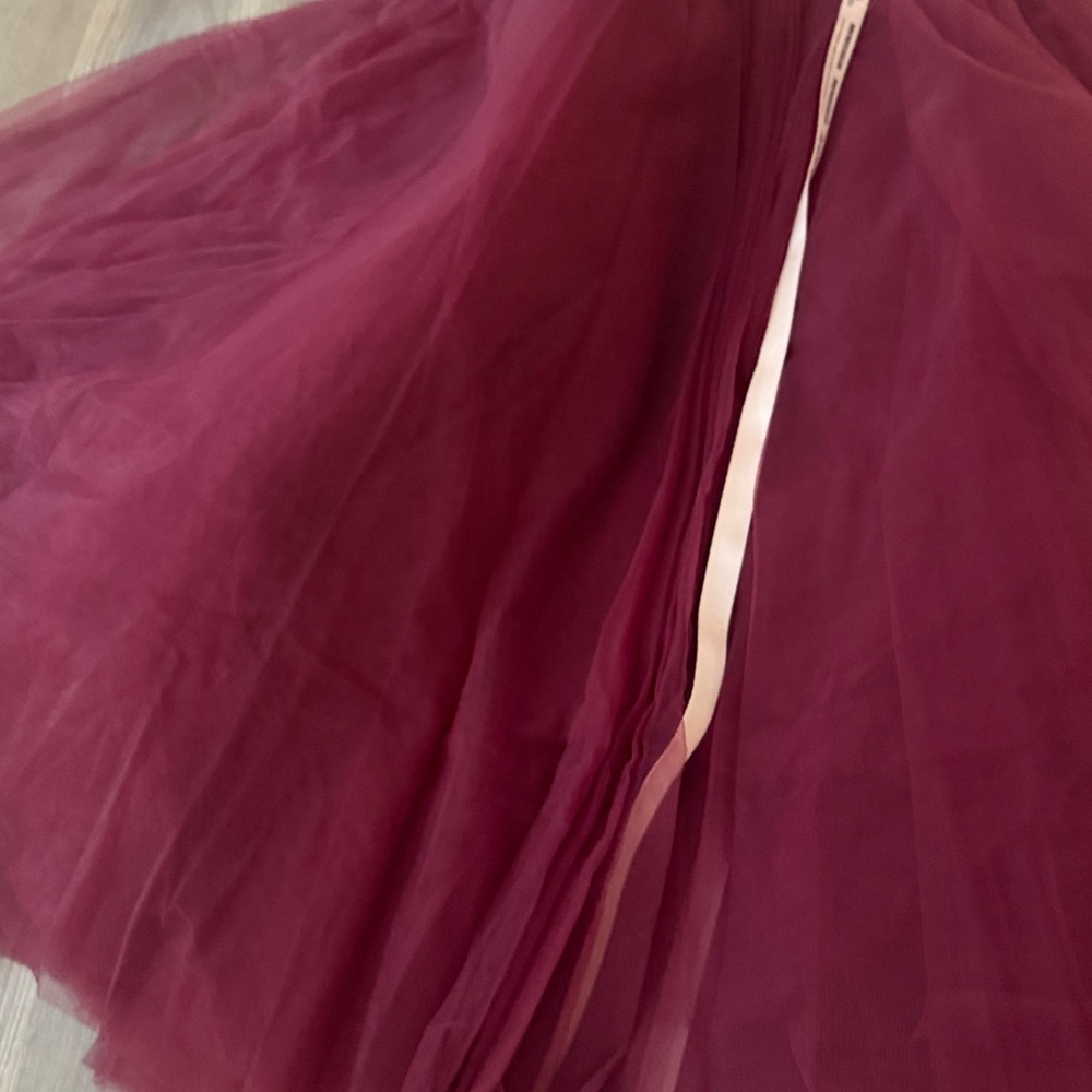 NWT HOUSE OF CB Countess cabernet tulle midi dresst - Picture 8 of 12